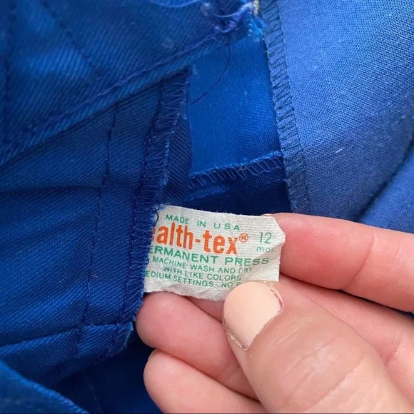 Vintage Baby Overalls Sailboat 12m - Picture 5 of 5